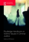 Routledge Handbook on Victims' Issues in Criminal Justice - eBook