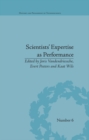 Scientists' Expertise as Performance : Between State and Society, 1860–1960 - eBook