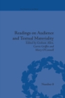 Readings on Audience and Textual Materiality - eBook