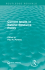 Current Issues in Natural Resource Policy - eBook