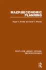 Macroeconomic Planning - eBook
