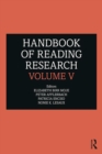 Handbook of Reading Research, Volume V - eBook