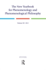 The New Yearbook for Phenomenology and Phenomenological Philosophy : Volume 12 - Burt Hopkins