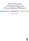 The New Yearbook for Phenomenology and Phenomenological Philosophy : Volume 7 - Burt Hopkins