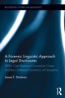 A Forensic Linguistic Approach to Legal Disclosures : ERISA Cash Balance Conversion Cases and the Contextual Dynamics of Deception - eBook