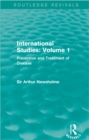 International Studies: Volume 1 (Routledge Revivals) : Prevention and Treatment of Disease - eBook