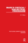 Marx's Critical/Dialectical Procedure - eBook