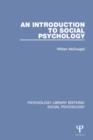 An Introduction to Social Psychology - eBook
