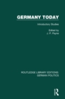 Germany Today (RLE: German Politics) : Introductory Studies - eBook