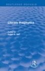 Literary Pragmatics (Routledge Revivals) - eBook