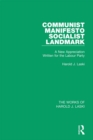 Communist Manifesto (Works of Harold J. Laski) : Socialist Landmark - eBook