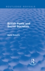 British Poets and Secret Societies (Routledge Revivals) - eBook