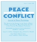 Pioneers in Peace Psychology : Doris K. Miller: A Special Issue of Peace and Conflict: Journal of Peace Psychology - Richard V. Wagner