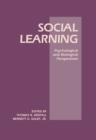 Social Learning : Psychological and Biological Perspectives - eBook