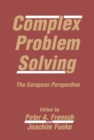 Complex Problem Solving : The European Perspective - eBook
