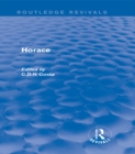 Horace (Routledge Revivals) - eBook