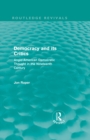 Democracy and its Critics (Routledge Revivals) : Anglo-American Democratic Thought in the Nineteenth Century - eBook