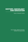 History, Sociology and Education - eBook