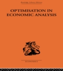 Optimisation in Economic Analysis - eBook