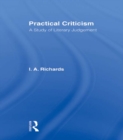Practical Criticism        V 4 - eBook