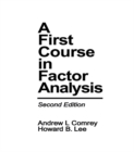 A First Course in Factor Analysis - eBook