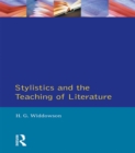 Stylistics and the Teaching of Literature - eBook