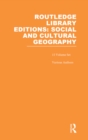 Routledge Library Editions: Social & Cultural Geography - eBook