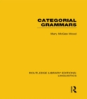 Categorial Grammars (RLE Linguistics B: Grammar) - eBook