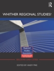 'Whither regional studies?' - eBook