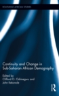 Continuity and Change in Sub-Saharan African Demography - eBook