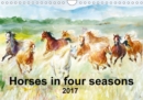 Horses in Four Seasons 2017 : Horse Paintings in Oil and Watercolour - Book