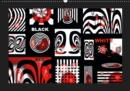 Black, white, red/UK-Version 2019 : Design in black, white, red - Book