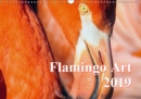 Flamingo Art 2019 UK-Version 2019 : Flamingo Art - The absolute eye-catcher in the office and at home - Book