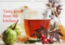 Tasty food from the kitchen UK - Version 2019 : Fine cuisine calendar with fruits, vegetables with cool and warming drinks on the new year - Book
