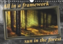 All in a framework - sun in the forest / UK-Version 2019 : Sun in the forest, magical colours, mysterious light - all in a framework - Book