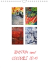 Rhythm and Colours 2019 2019 : Each month of the year is presented on a page with typical colours. - Book