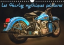 Les Harley mythiques peintures 2019 : Serie de 12 peintures d'une selection des plus belles Harley-Davidson retro. - Book
