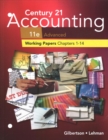 Print Student Working Papers (Chapters 1-14) for Century 21 Accounting:  Advanced, 11th - Book