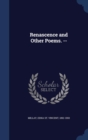 Renascence and Other Poems. -- - Book