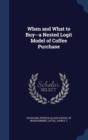 When and What to Buy--A Nested Logit Model of Coffee Purchase - Book