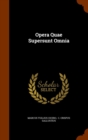 Opera Quae Supersunt Omnia - Book