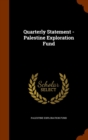 Quarterly Statement - Palestine Exploration Fund - Book