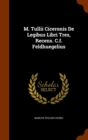 M. Tullii Ciceronis de Legibus Libri Tres, Recens. C.F. Feldhuegelius - Book