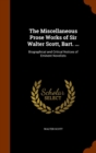 The Miscellaneous Prose Works of Sir Walter Scott, Bart. ... : Biographical and Critical Notices of Eminent Novelists - Book
