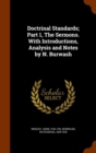 Doctrinal Standards; Part 1, the Sermons. with Introductions, Analysis and Notes by N. Burwash - Book