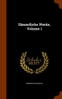 Sammtliche Werke, Volume 1 - Book