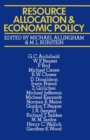 Resource Allocation and Economic Policy - eBook