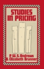 Studies in Pricing - eBook