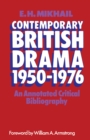 Contemporary British Drama 1950-1976 : An Annotated Critical Bibliography - eBook