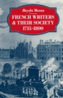 French Writers and their Society 1715-1800 - eBook